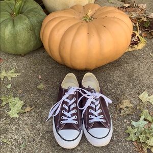 Converse all ⭐️star brown shoes